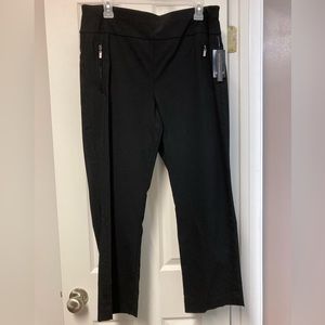 Size 12 black crop pants. Never worn. Tag still on.